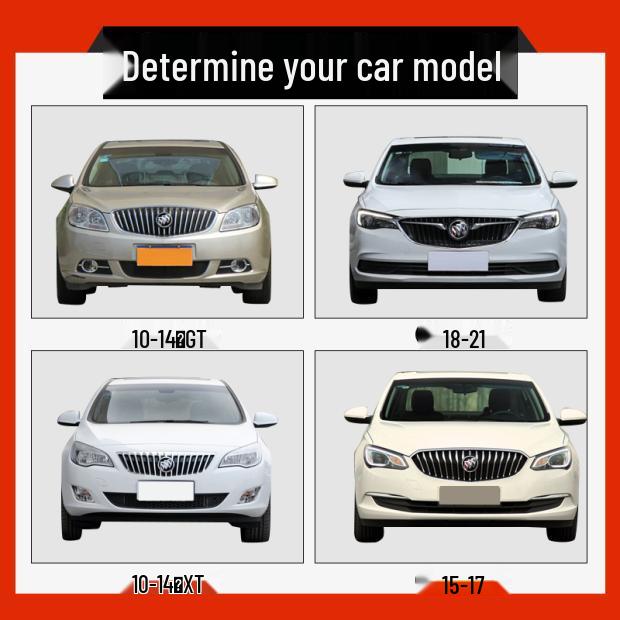 Pare-chocs avant/arrière compatibles pour les modèles Buick Excelle (2010-2019) - Pré-peint