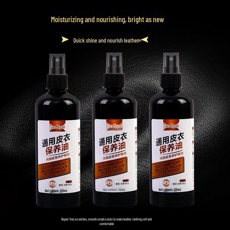 Universal Leather Care Oil - Cleaner & Stain Remover for Bags & Jackets