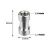 1/4" to 3/8" Screw Adapter Converter Threaded Spigot Mount for GoPro Action Camera Flash Tripod Monopod Light Stand Microphone