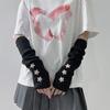 Sexy Mittens Music Festival Fingerless Gloves Party Supply Costume Arm Gloves Knitting Fingerless Arm Sleeve
