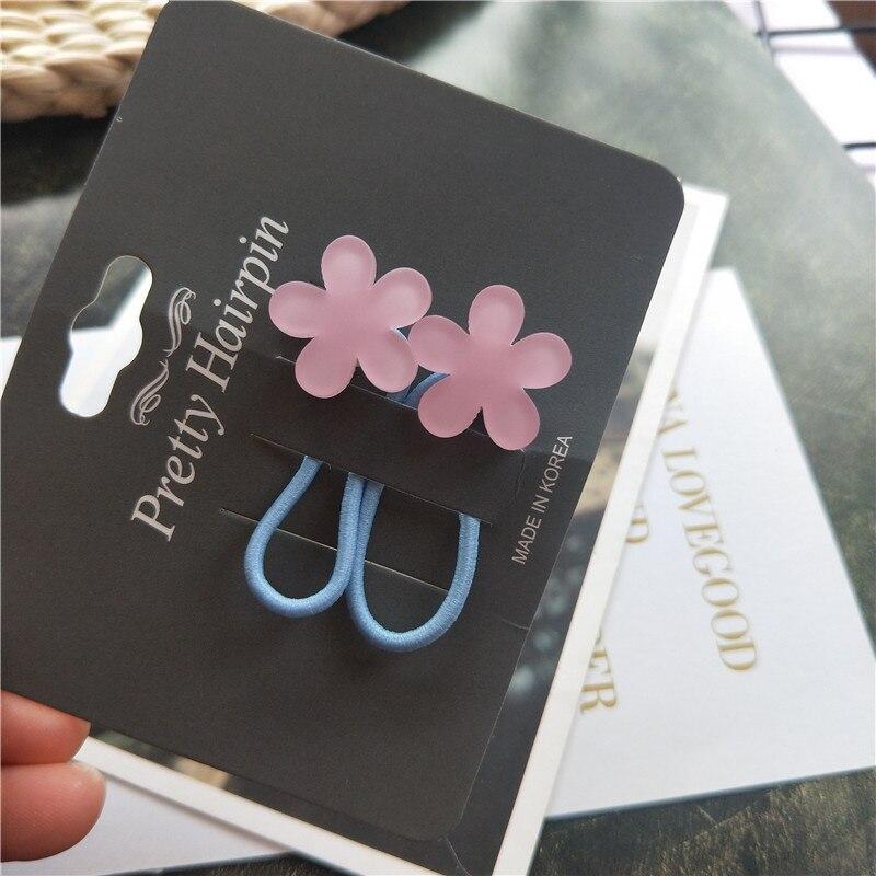 Kinder Pailletten Floral Elastische Haarbänder Gummiband Haargummi Prinzessin Kawaii Haarseil Kopfbedeckung Mädchen Kinder Haarschmuck