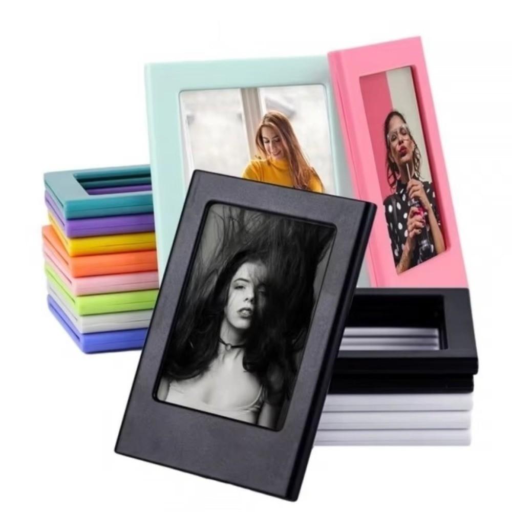 4PCS Multi-purpose Mini Picture Frames 3 Inches Photo Frames Magnetic Picture Frame  Dorm Room