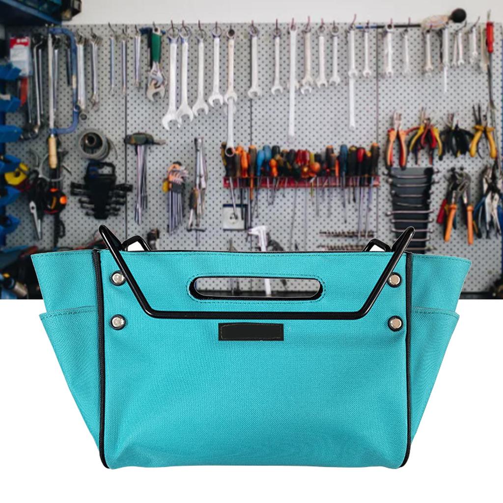 Step Ladder Tool Bag Thickened 600D Oxford Cloth Waterproof Large Capacity Folding Ladder Tool