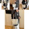 Trendy Summer Woven Tote Bag With Elegant Bow Design For Beach Vacations