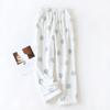 Women's Thermal Fleece Pockets Pajama  Warm Casual Trousers Home Pants