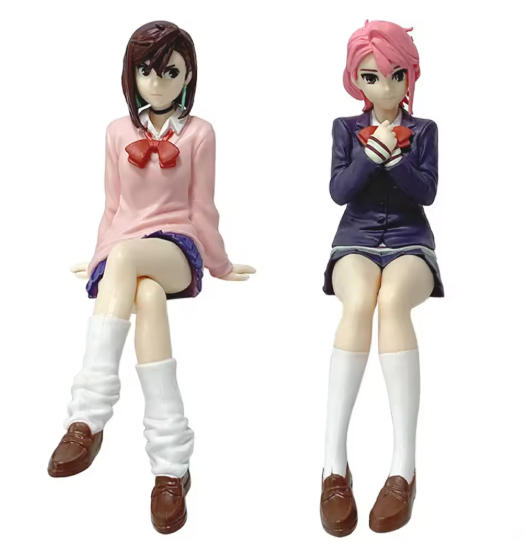 Anime Dandadan Ayase Momo Shiratori Aira Zittende Houding S.H.Figuarts Getransformeerd Assemblage PVC Actiefiguren Model Speelgoed Cadeau