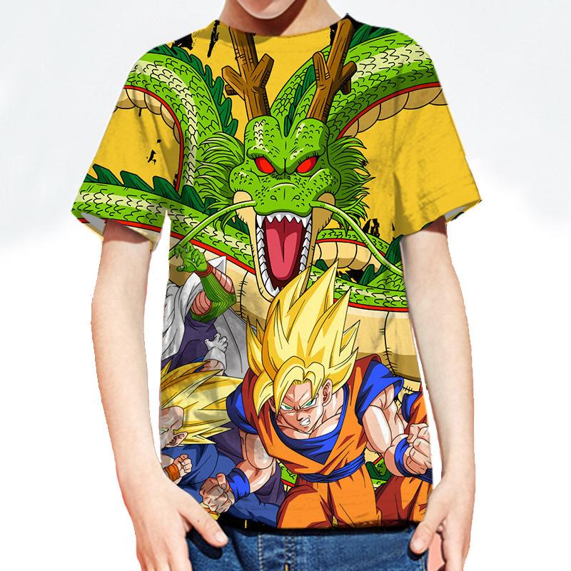 Trendy Pánské Dámské Oblečení Trička Anime Série Dragon Ball 3D Digitální Tisk Trička