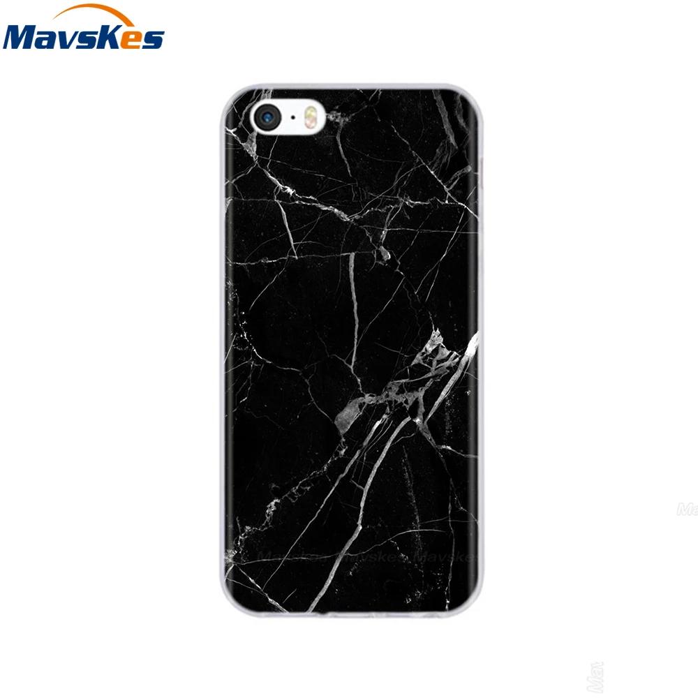 For iPhone 5s SE 5 Case Cover Silicone Soft TPU Cover Print Flower Cute Animal Phone Case For iPhone 6s 6 7 8 Fundas Clear Cases