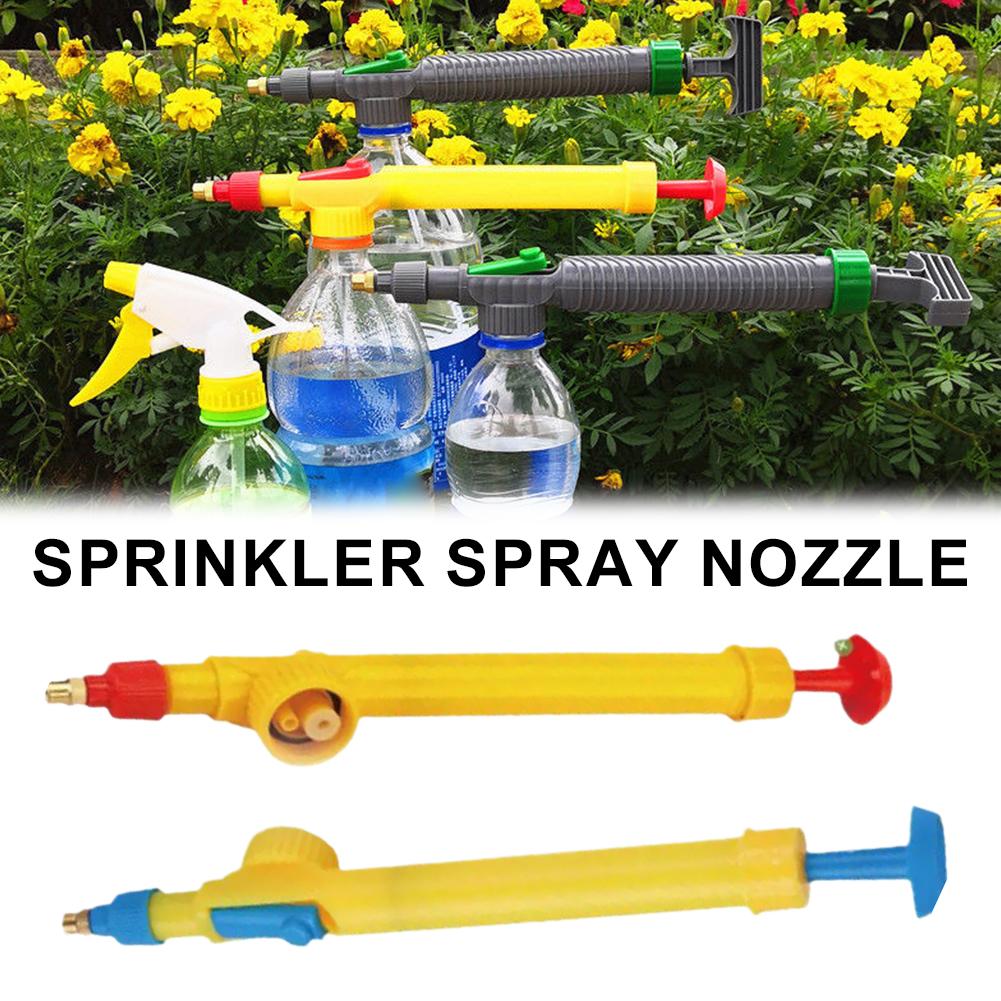 Manual Pump Sprayer For Beverage Bottle Universal Handheld Water Spray Head For Garden Flower Watering Household Cleaning