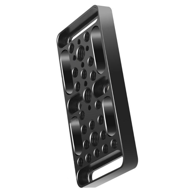 1/4Inch Quick Release Plate Cold Shoe, 3/8Inch Cheese Plate Tripod Adapter Aluminum For DSLR Cameras