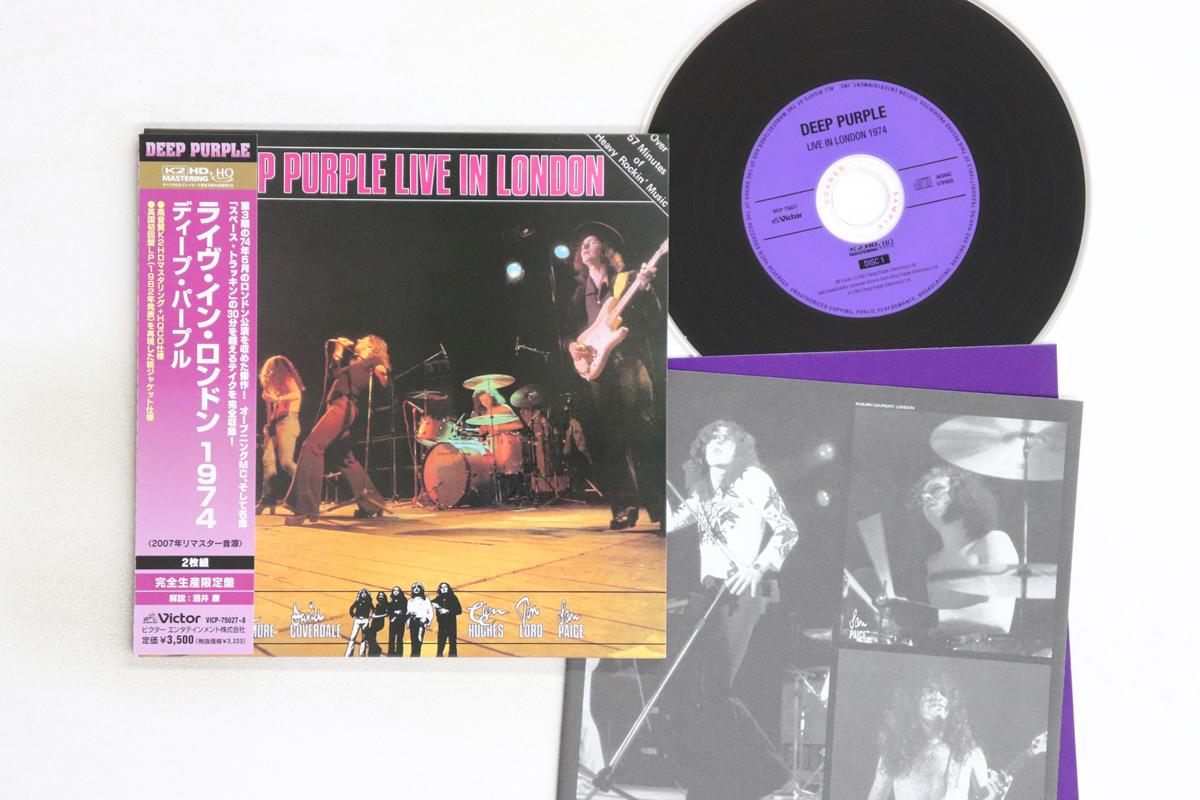 

CD DEEP PURPLE - Live In London (HQCD) VICP750278PROMO VICTOR 2011 Japan Obi Rock Used