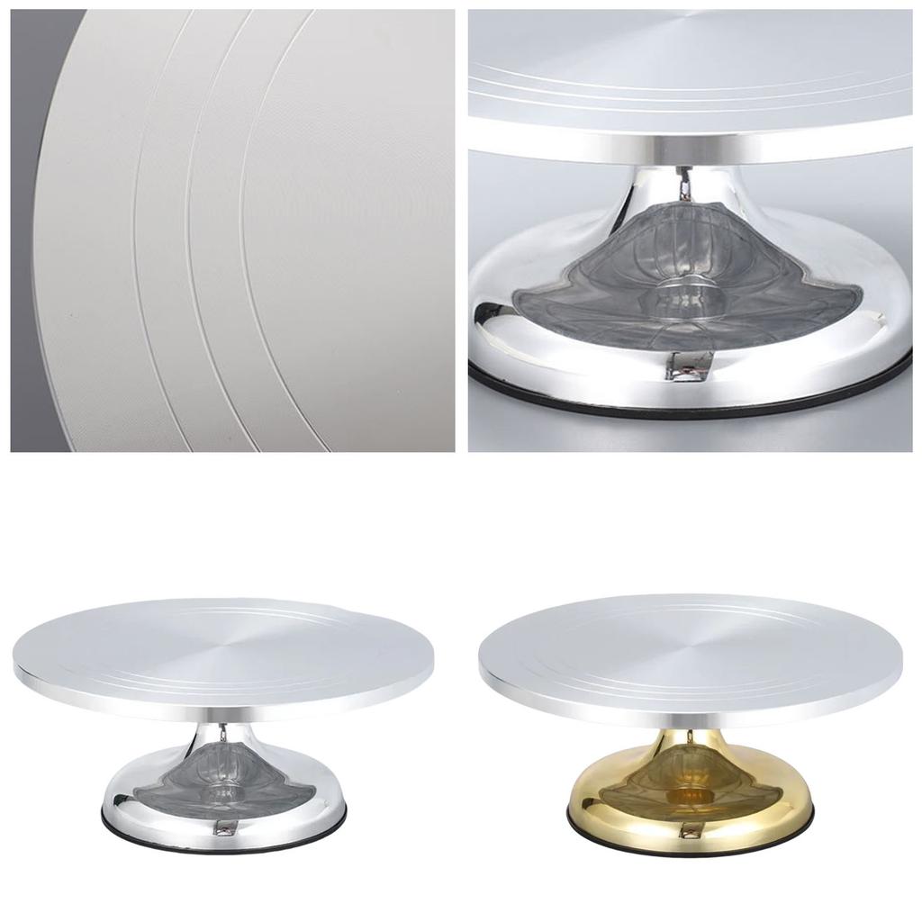 Platan rotativ pentru tort Profesional Aliaj de aluminiu Platan pentru brioșe, produse de patiserie, decorațiuni, Instrument pentru copt acasă