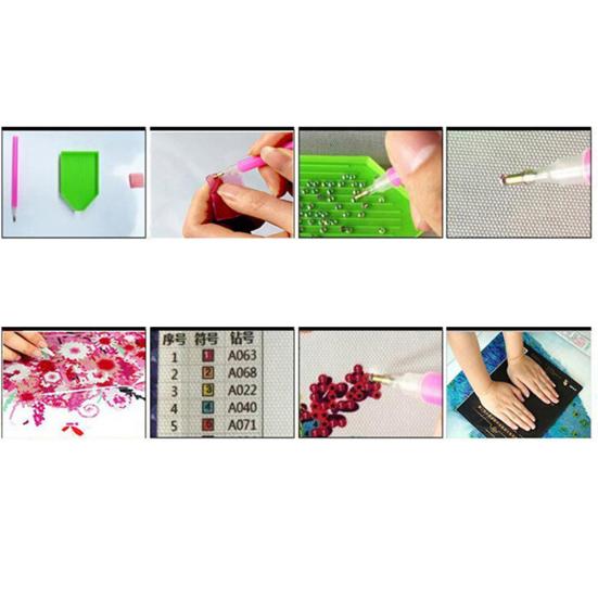 Pfauenmuster 5D DIY Diamantgemälde Kreuzstich Stickerei Wanddekoration