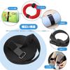 Strong Velcro Straps, 10M Length x 2cm Width, 50 Plastic Buckles, for Cable Management
