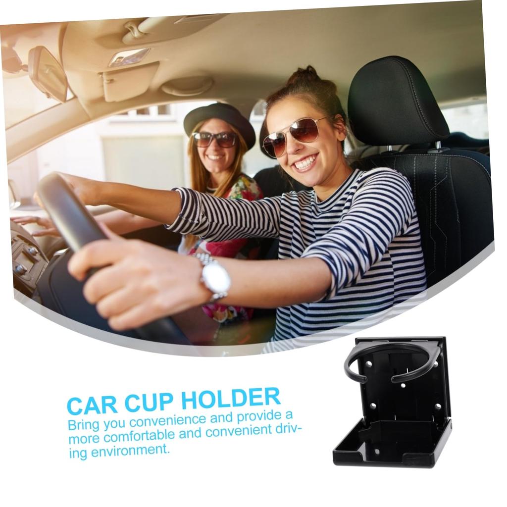 HEALEEP 1 Set Car Cup Holder Foldable Design Universal Drink
