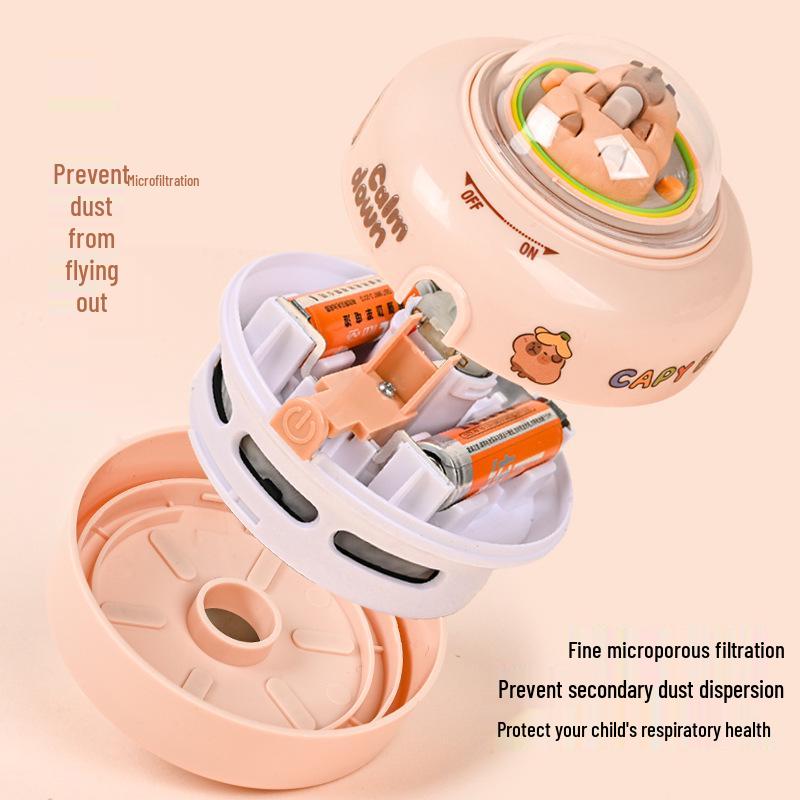 Desktop Electric Vacuum Cleaner for Eraser Crumbs, Keyboard Dust & Pencil Shavings