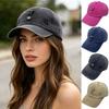 Solid Color Sun Hats Cotton Washed Sunglasses Cap Fashiion Sunglasses Baseball Cap  Women