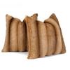 2pcs Luxury Texture Plush Single-Sided Cushion Cover Rabbit Fur Soft Striped Pattern Decorative Throw Pillow Case For Sofa Decor