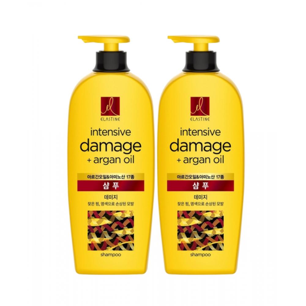 Elastine Argan Oil Damage Shampoo 680ml X 2pack NONE
