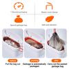 Trash Can Household Bathroom Living Room Creative High-End Simple Covered Automatic Packaging Garbage Bucket 10/15L Storage Bin