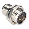 Front Mount M12BP4 Connector 4 Pin Panel Mounted Socket Automation Socket Connector  Chassis Mount