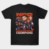 Herren Schwarzes T-Shirt mit Aufdruck Chicago-Bears-2025-Nfc-North-Champions-Division-2025 Kein-Schnitt-Transferpapier Druck Baumwoll-T-Shirt