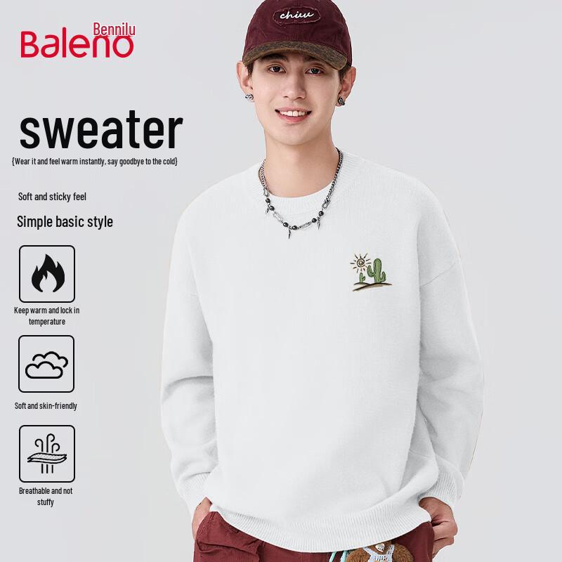 

Baleno Men s Thickened Crew Neck Sweater XL