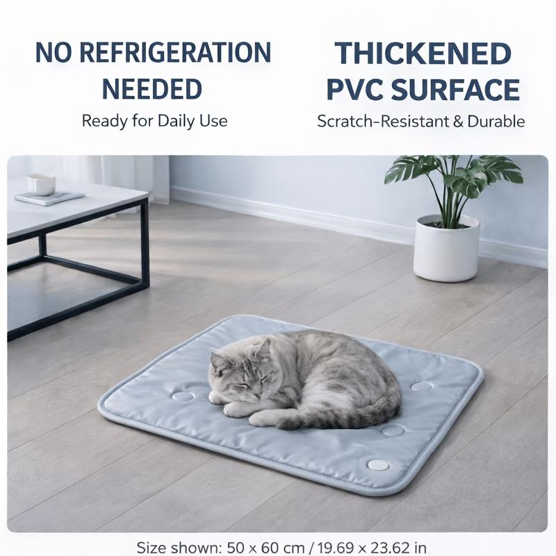 Water-filled Gel Pet Cooling Mat, Dog and Cat Ice Mat, Summer Pet Cooling Pad, Refreshing Ice Mat, Pet Cooling Pad, Suitable for Cats, Dogs,