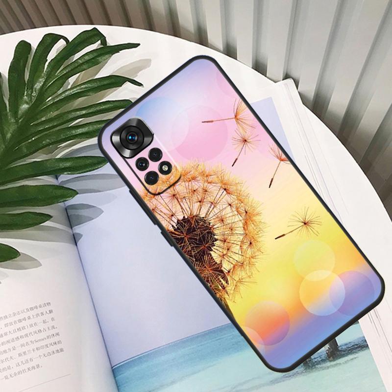 Dandelion Flowers Funda For Xiaomi Redmi Note 14 Pro 10 11 12 13 11S 12S Case For Redmi 15 15C 14C 12C 10C 13C