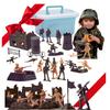 Base Army Military Soldiers Tanks Airplanes Plastic Figures 114 Pieces