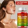 Gummy-urile de bronzare conțin un amestec de L-tirozină și vitamina D pentru a promova producția de melanină naturală.