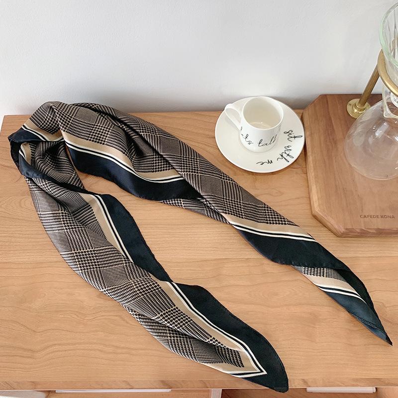 Nice Small Scarf Korean Ins Style All-match Fashion Summer Decorative Square Tie Hair Band Thin