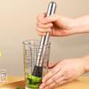 Long Handle Crushing Ice Hammer Creative Fruit Tea Muddler Fruit Tea Pounding Stick  Home