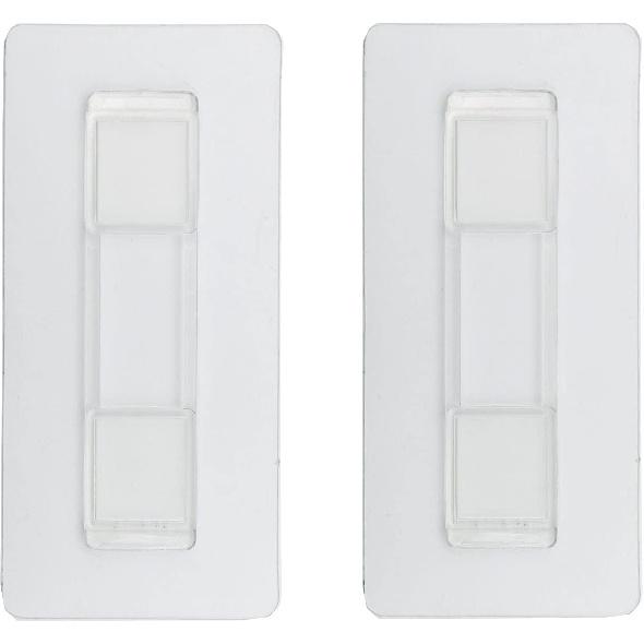 Wekity Toothbrush Holder Wall Adhesives, Wall-Mounted Sticker for Multi-Functional Space-Saving Toothbrush Holder with Toothpaste Dispenser (Wall