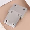 10Pcs Straight Four Hole Fixed Angle Bracket Stainless Steel Right Angle Bracket Furniture Fasteners Wood Shelves Cbinets
