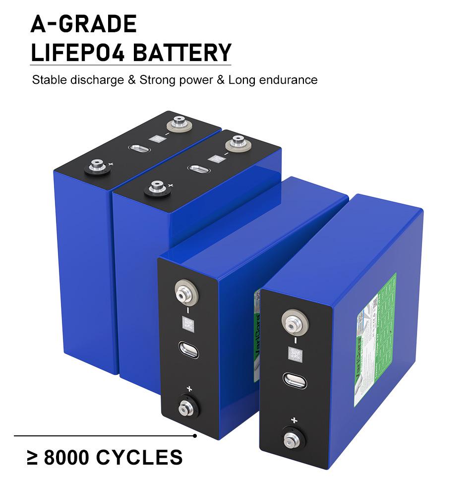 VariCore 3.2V 320AH LiFePO4 Battery - Single Cell, Aluminum Case, Energy Storage