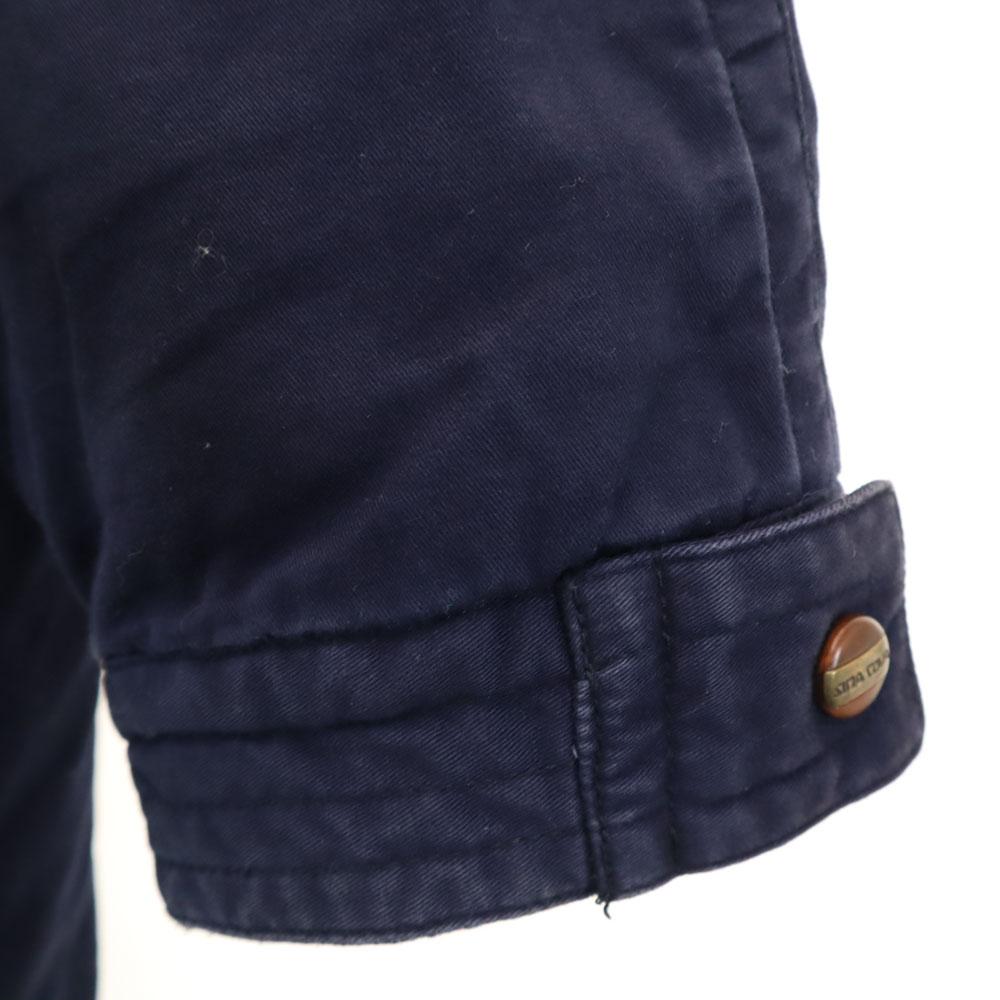 SINA COVA Batting Coat L Navy Quilted Back Men's Used