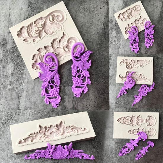 Flower Lace Silicone Cake Mold Chocolate Fondant Pastry Baking Tools Bakeware