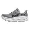 HOKA ONE ONE Bondi 9 Anti Slip Wear Resistant Low Top Long Distance Running Shoes Men's Gray 2E Width Sneakers 1162013-GCTC