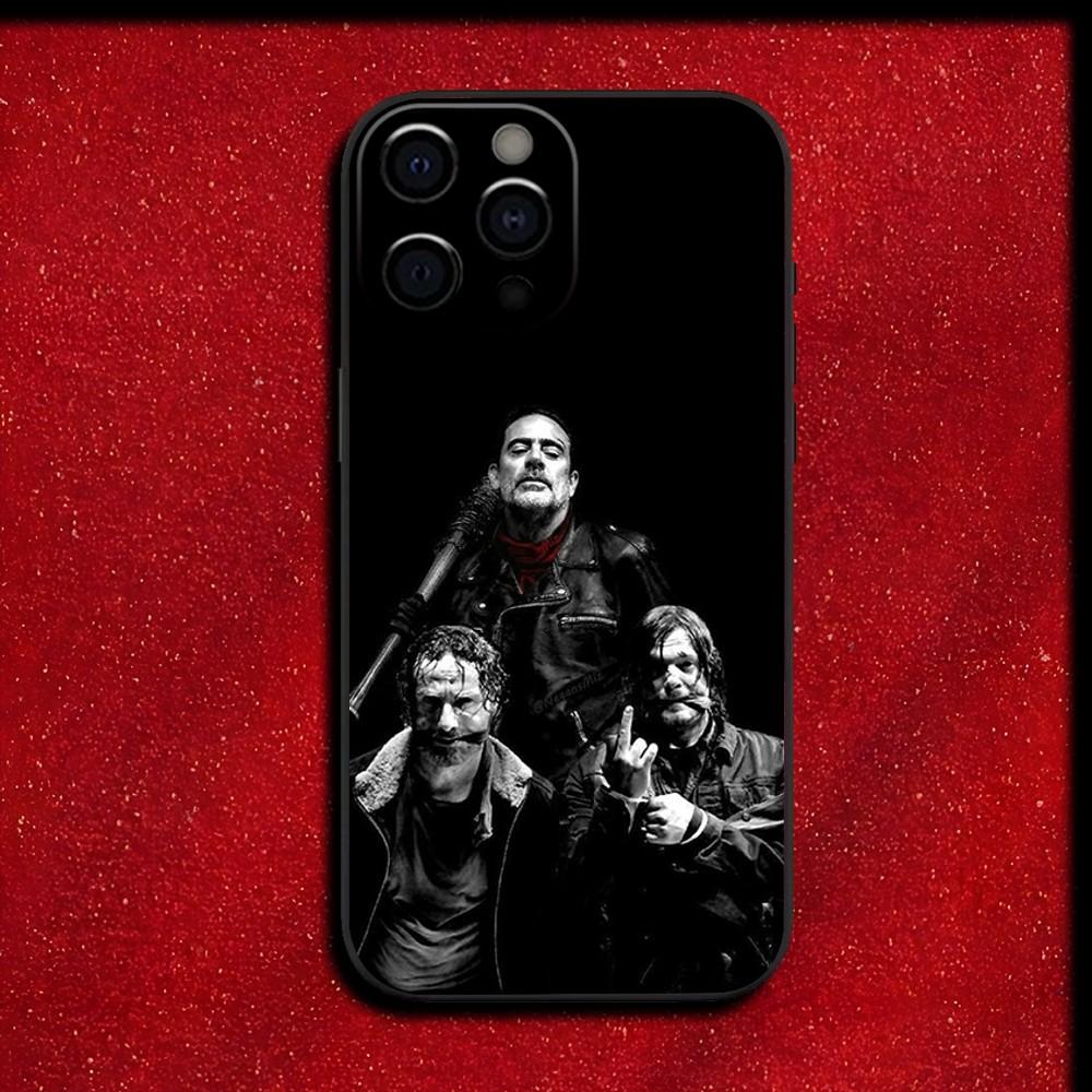

TWD The Walking D-Dead Phone Case For iPhone 16,15,14,13,12,11,Pro,X,XS,Max,XR,Plus,Mini Soft Black Cover iPhone11