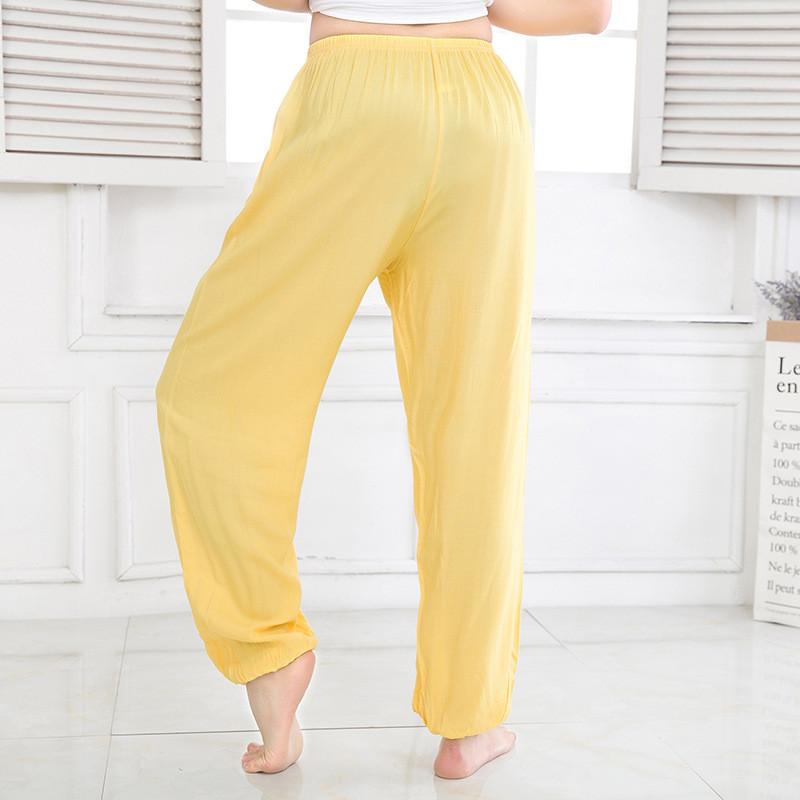 Retro Lantern Pants For Women With Cotton Silk Fabric For Summer Comfort