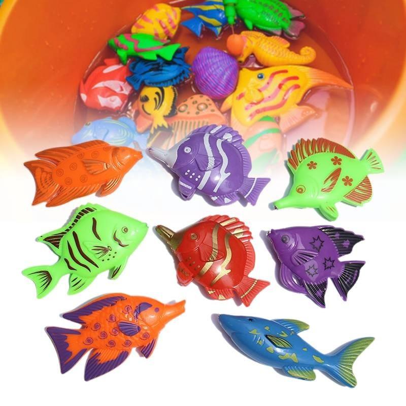 Magnetic Fishing Toy Set For Kids Summer Fun Durable Plastic Interactive Play