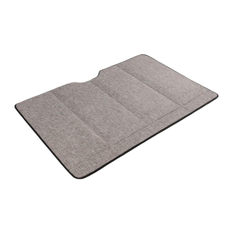 OEINGOEING Non-Inflatable Cotton Linen Car Rear Seat Mattress