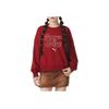 Puma Sports Lifestyle Collection FW24 Letter Logo Print Comfortable Casual Versatile Sweatshirt Women sweatshirt Red 630952-13
