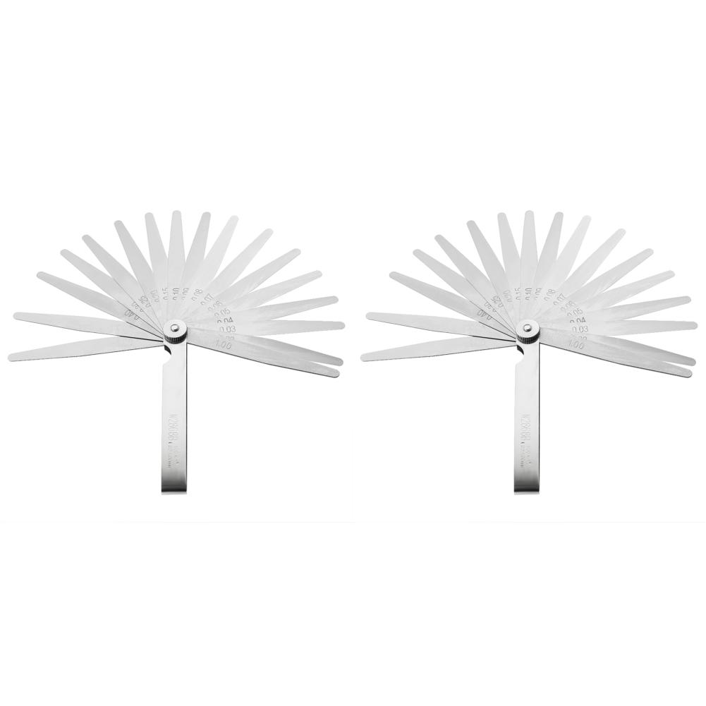 

Щуп из нержавеющей стали с 17 лезвиями, инструмент для измерения зазора толщиной 0,02-1,0 мм