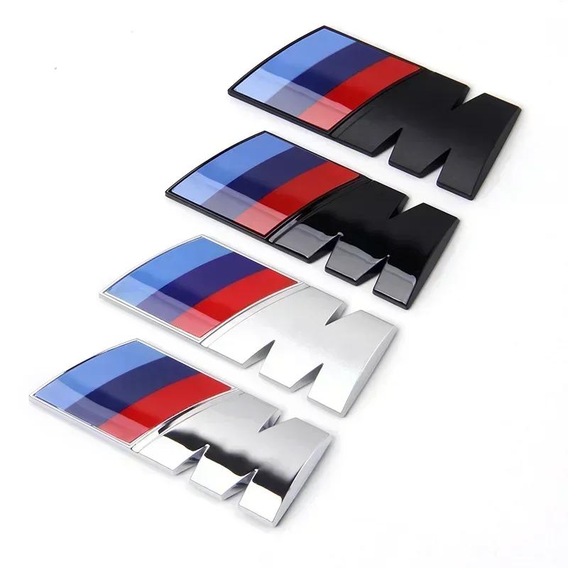 New 2025 BMW M LOGO Fender Emblem Badge Rear Trunk Badge For 1 3 5 7 Series X1 X3 X5 X6 M Sports Sticker Car Accessories St