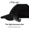 1Pc Adjustable Clip Cap Sports Sunglasses Flip-Up Cover Uv Protection Polarized Sunglasses Clip On Hat Cycling Goggles