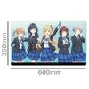 TV Anime "Chitose-kun Is In a Ramune Bottle" Character Rubber Mat: Yuuko, Yusora, Yuzuki, Haru, and Asuka