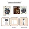 HOOLOOG Wolf Totem Wooden Irregular Shape Jigsaw Puzzle & Money Box Toy