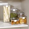 Transparent Food-Grade Storage Jars for Grains, Cereals, Snacks, and Tea